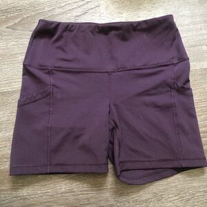 Active life purple shorts